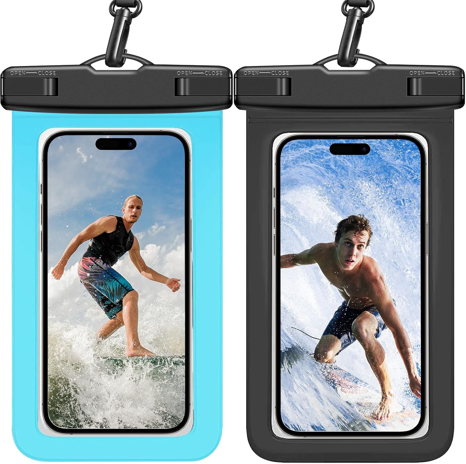 Fishing Bag Waterproof - IPX8 방수 터치스크린 폰 파우치 (목걸이