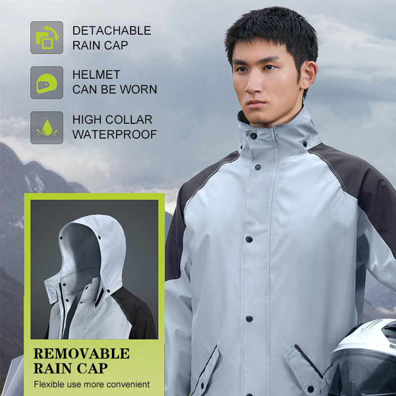 Fishing Rain Suit - 남녀공용 반사 기능 오토바이 레인슈트 (방수