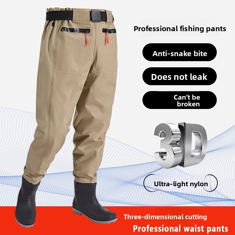 남성용 방수 낚시 웨이딩 팬츠, 나일론 하프 바디 허리 - Fishing Waders 리뷰 및 가격