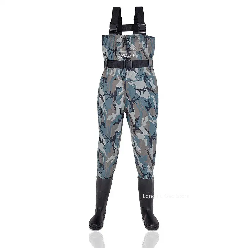 낚시 Waders 바지 부츠와 작업복 기어 세트 정장  - Fishing Waders 리뷰 및 가격
