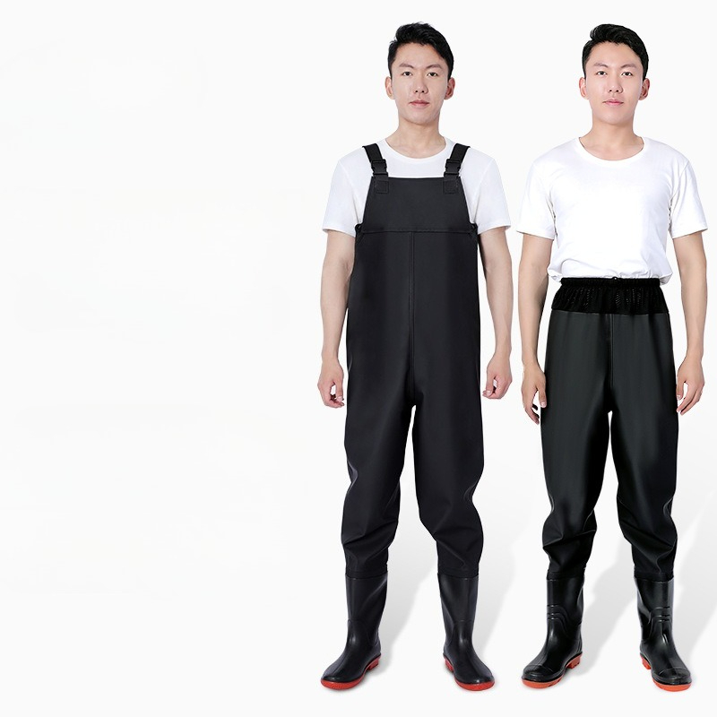 PVC 방수 허리 높이 낚시 웨이더, 부츠 일체형, 조 - Fishing Pants Waterproof 리뷰 및 가격
