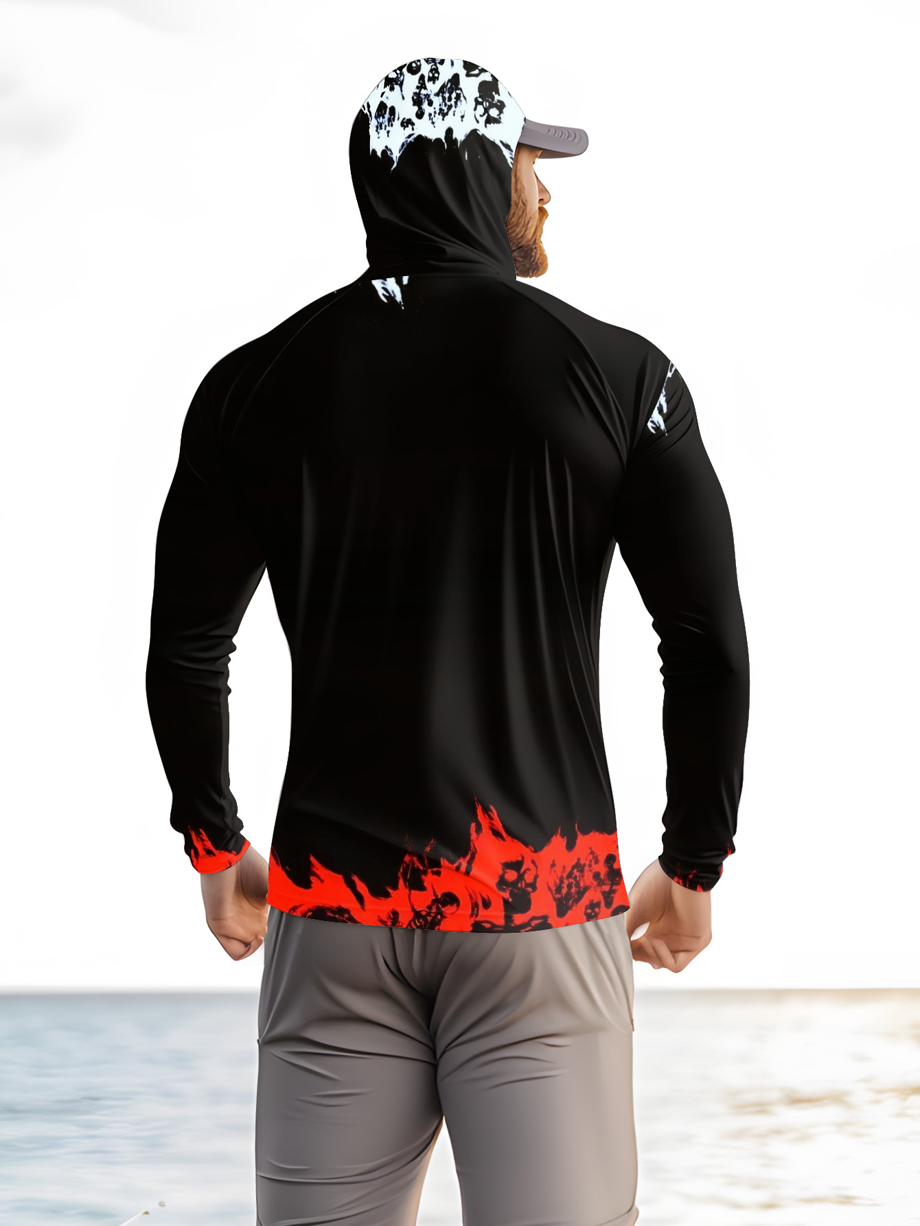 남성 후드 낚시 셔츠 긴팔 낚시 의류 낚시 티셔츠 자외 - Fishing Hoodie 리뷰 및 가격