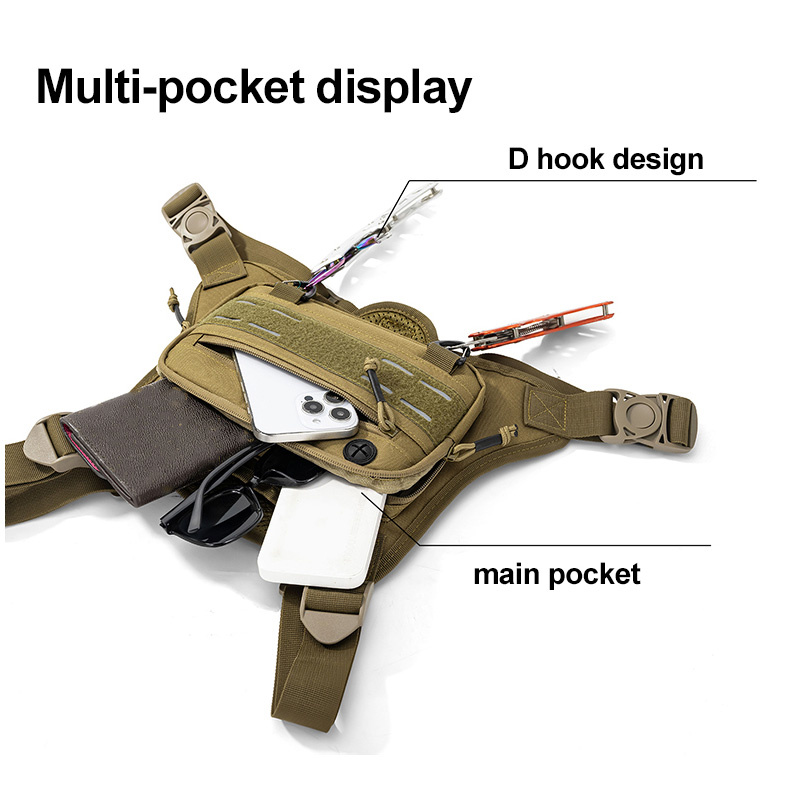 전술용 앞가슴 가방 조끼 캠핑 사냥 숄더백 남성 낚시  - Fishing Vest 리뷰 및 가격