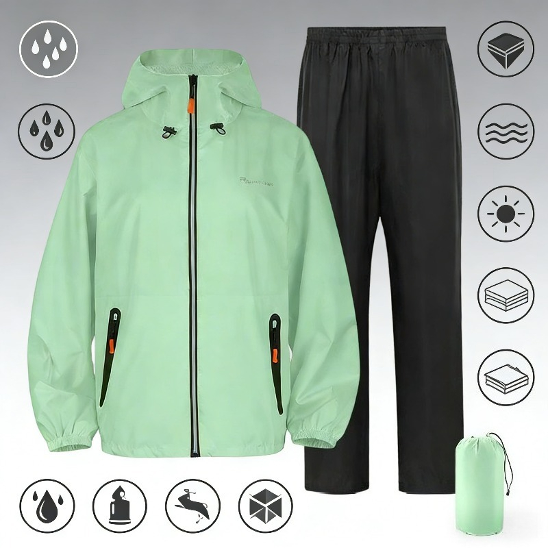 방수 레인슈트 세트 전신 반사 기능 야외 사이클링 낚시 - Fishing Rain Suit 리뷰 및 가격