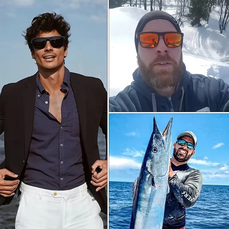 패션 빈티지 스퀘어 편광 선글라스 남성 여성 운전 낚시 - Fishing Sunglasses Polarized 리뷰 및 가격