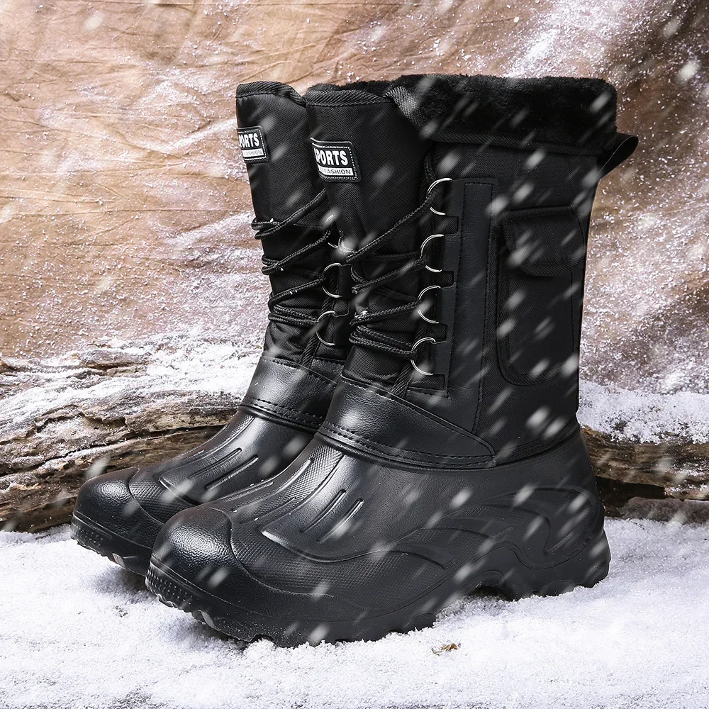남성용 겨울 스노우 부츠 아웃도어 낚시화 스노우 트레킹 - Fishing Boots 리뷰 및 가격