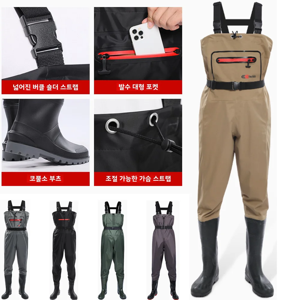 방수 낚시 바지 신발 부츠 웨이더 세트 두꺼운 의류 남 - Fishing Waders 리뷰 및 가격