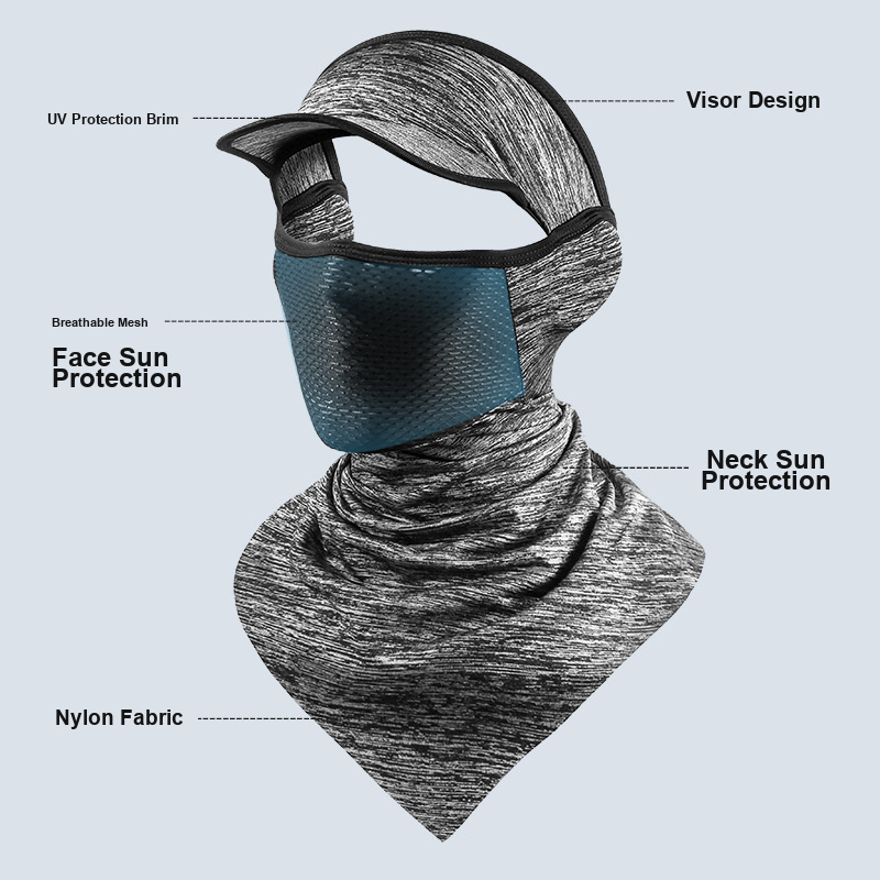 자외선 차단 사이클링 페이스 마스크 통기성 아이스 실크 - Fishing Mask Sun Protection 리뷰 및 가격