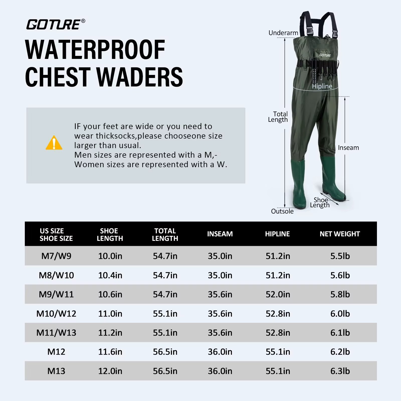 고투어 경량 체스트 웨이더 부트풋 조절 가능한 어깨끈  - Fishing Waders 리뷰 및 가격