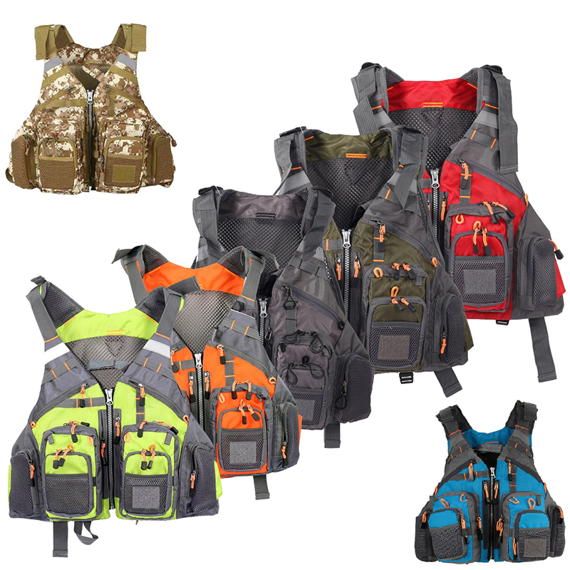 낚시복 보트 조끼 코트 낚시 기능 다용도 포켓 휴대용  - Fishing Vest 리뷰 및 가격