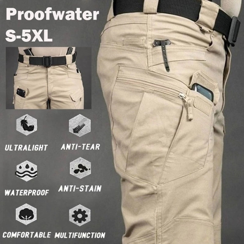 남성 전술 카고 바지 6XL 플러스 사이즈 야외 캐주얼 - Fishing Pants Waterproof 리뷰 및 가격